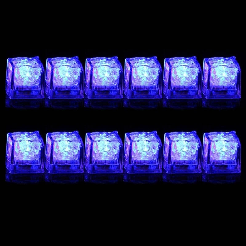 Blue LED Ice Cubes